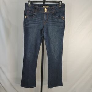 Declaration of Democracy Rebel Barely Boot Jeans Size 8 Medium Wash Stretch